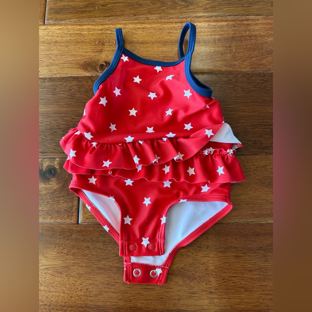 Carter's Red Starry Kids Swimsuit